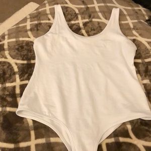 White tank top body suit